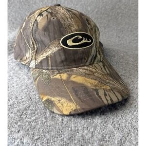Drake Waterfowl Hunting Hat Mens OSFM Camo Fishing Adjustable RealTree Cap Hike‎